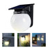Hardoll Solar Wall Light Outdoor Waterproof 6 LED Solar Lights for Garden, Home & Decoration Lamp for Home Exterior (Warm White)