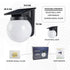 Hardoll Solar Wall Light Outdoor Waterproof 6 LED Solar Lights for Garden, Home & Decoration Lamp for Home Exterior (Warm White)