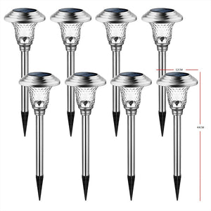 Hardoll LED Solar Pathway Lights for Home Outdoor Garden Decoration Warm White