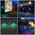 Hardoll Solar Wall Lights for Home Waterproof Garden 4 LED Outdoor Decorative Lamp (Refurbished)