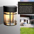 Hardoll Solar 1 LED Light Decorative Waterproof Wall Lamp for Home Garden Outdoor Decoration (Refurbished)