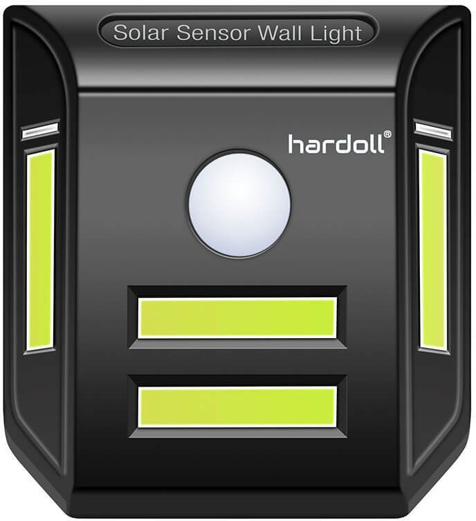 Hardoll Solar Lights For Home Garden COB LED Motion Sensor Outdoor Lamp(Black)