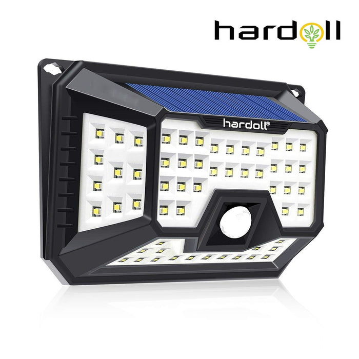 Hardoll 66 led solar lights for home garden wall waterproof outdoor solar lantern (Refurbished)