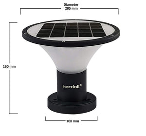 HARDOLL SOLAR LIGHTS FOR OUTDOOR HOME GARDEN WATERPROOF PILLAR WALL GATE POST LAMP(MULTIPLE COLOR MODES)