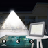 Hardoll 100W Solar Flood Light LED Outdoor for Lamp for Home Garden Waterproof(Cool White) Refurbished