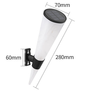 Hardoll Automatic Solar LED Decorative Waterproof Wall Lamp for Home Outdoor Garden