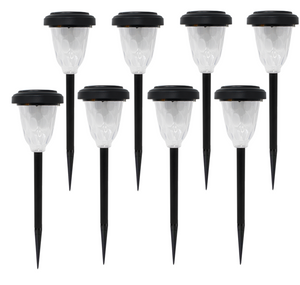 Hardoll LED Home Solar Spike Lights for Outdoor Garden Waterproof Pathway Lamp Decoration(Pack of 1-Warm White)