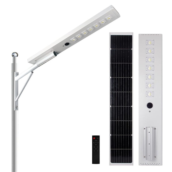 Hardoll 200W All in One Solar Street Light LED Outdoor Waterproof Lamp for Home Garden with Aluminium Body (Cool White) (Pack of 1)