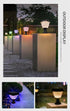 Hardoll 10W Solar Lights for Home Outdoor Garden 33 LED Waterproof Gate Lamp (Triangle)(Refurbished)