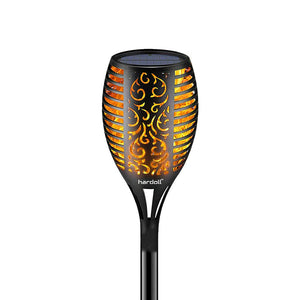 Hardoll Solar Lights for Home Waterproof Flickering Flames Torches Outdoor Landscape Lights for Decoration for Garden