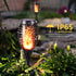 Hardoll Solar 12 LED Flickering Flames Torches Lights for Home Waterproof Landscape Outdoor Lamp for Decoration Garden(Refurbished)