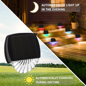 Hardoll Solar Lights for Outdoor Home Garden Decoration Waterproof Automatic LED Lamps(Warm & RGB)