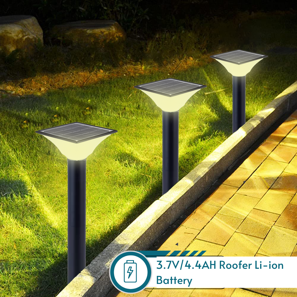 solar powered outdoor pillar lights 1
