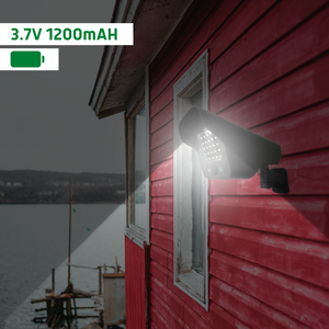 Hardoll 25 LED Solar Security PIR Motion Sensor Lamp for Outdoor Home Garden with Remote Control Dummy Camera Shaped Light(Pack of 1)(REFURBISHED)