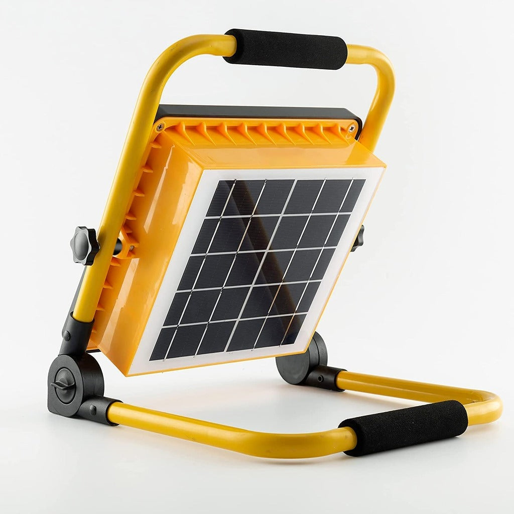 Hardoll 50W Solar Portable LED Work Light Waterproof Outdoor Camping Emergency Car Job Site Lighting