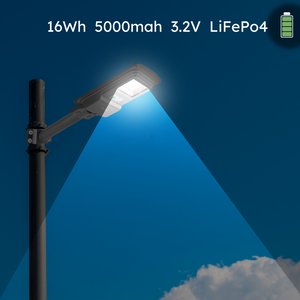 Hardoll 30W Solar Street Light LED Outdoor Waterproof Lamp for Home Garden (Cool White-Pack of 1)