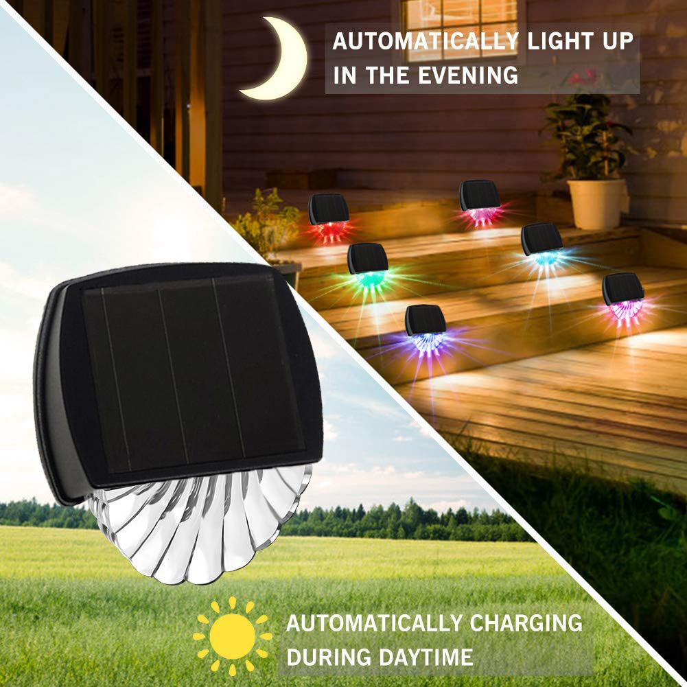 Hardoll Solar Lights for Outdoor Home Garden Decoration Waterproof Automatic LED Lamps(Warm & RGB) (REFURBISHED)