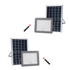 Hardoll 100W Solar Flood Light LED Outdoor for Lamp for Home Garden Waterproof(Cool White) Refurbished