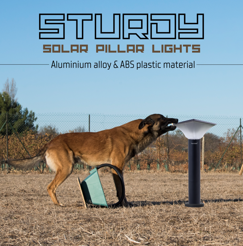 exterior solar lights for house pillar 1