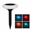 Hardoll Solar Decorative Lights for Home Garden Outdoor Color Changing Disk Shaped Waterproof LED Lamp (Refurbished)