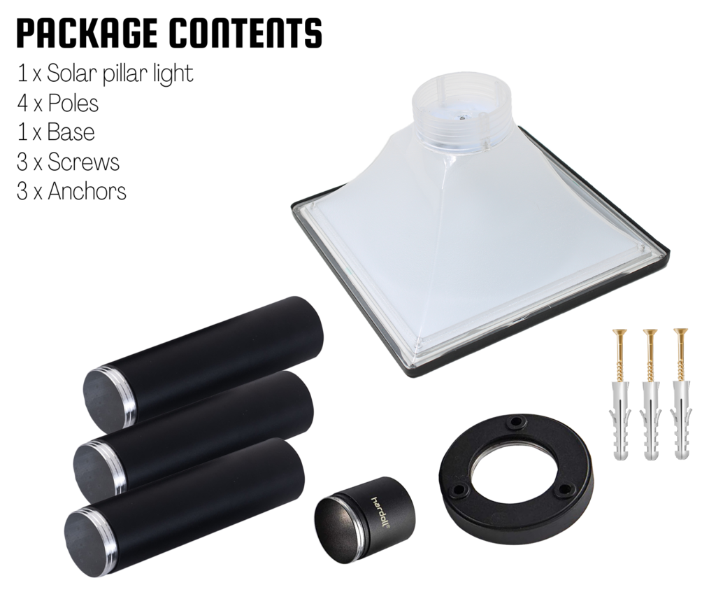 solar powered outdoor pillar lights 3