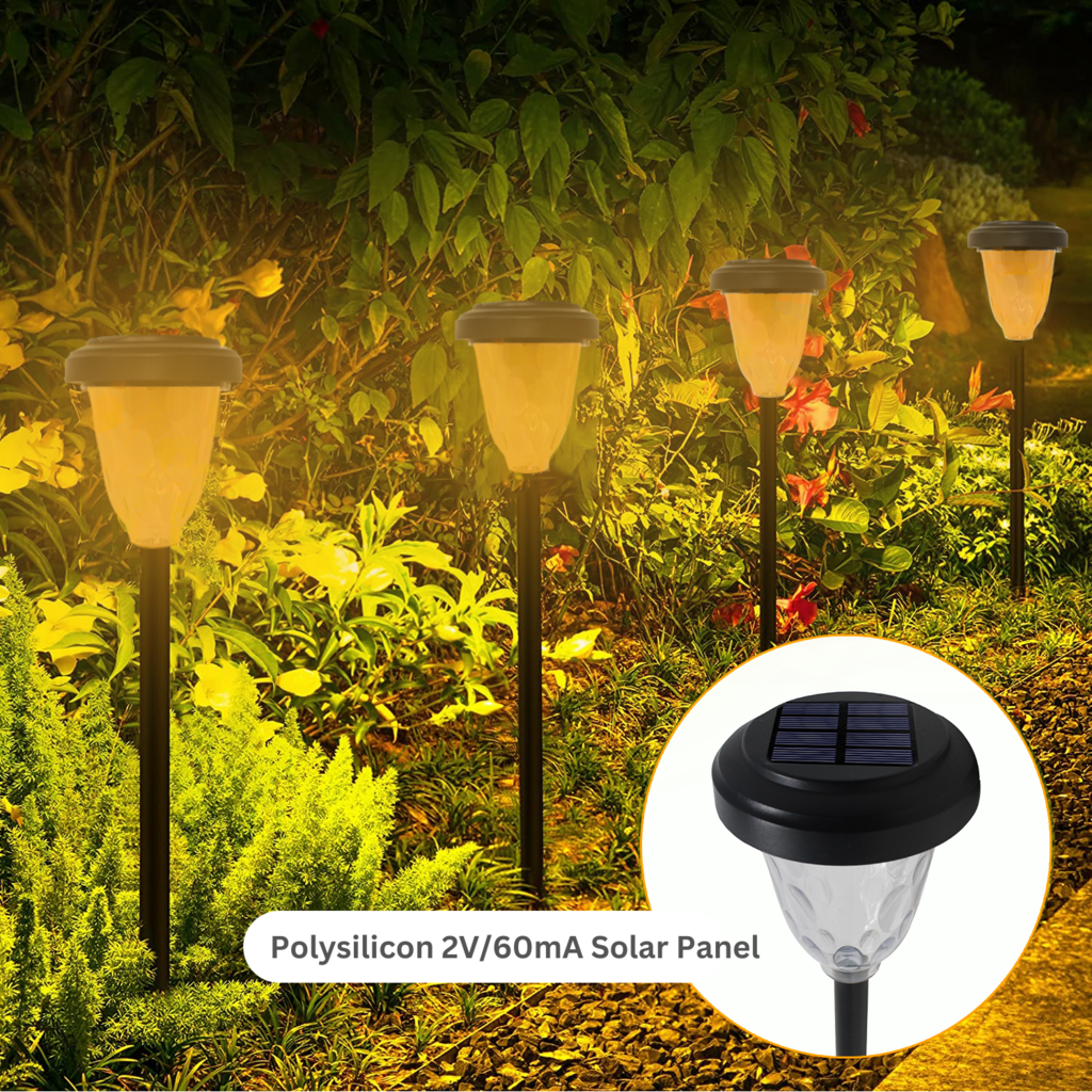 Hardoll LED Home Solar Spike Lights for Outdoor Garden Waterproof Path