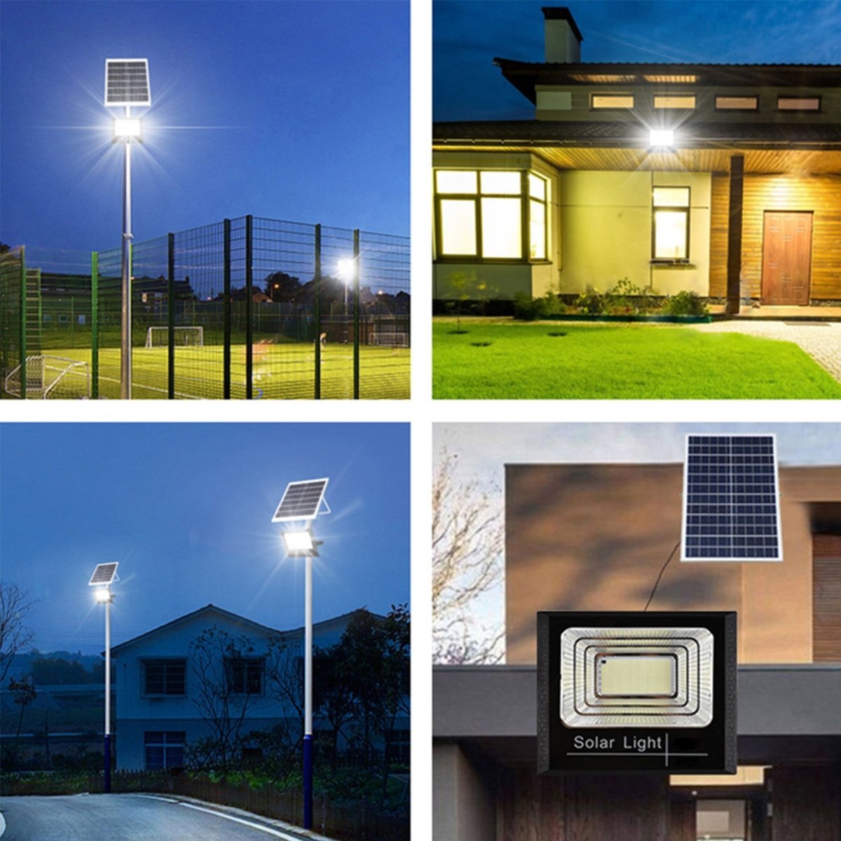 Hanthelios Solar Outdoor Flood Light 40W LED Lamp for Home Garden Waterproof (Refurbished) - Hardoll