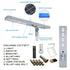 Hardoll 250W All in One Solar Street Light LED Outdoor Waterproof Lamp for Home Garden with Aluminium Body - Hardoll
