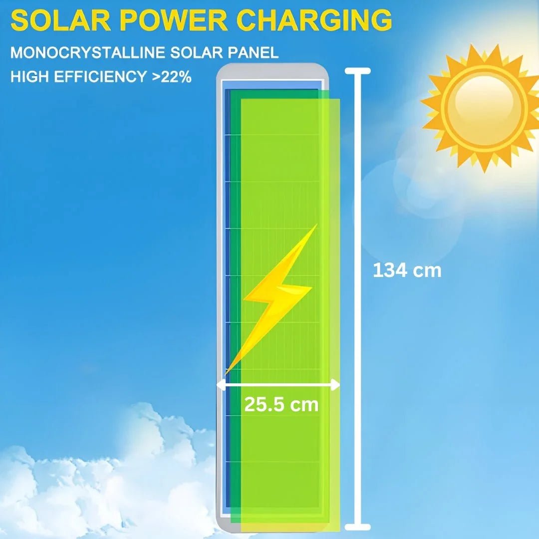 Hardoll 250W All in One Solar Street Light LED Outdoor Waterproof Lamp for Home Garden with Aluminium Body - Hardoll