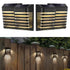 Hardoll 4 LED Solar Outdoor wall Lights for Home Waterproof Garden Outdoor Decorative Lamp
