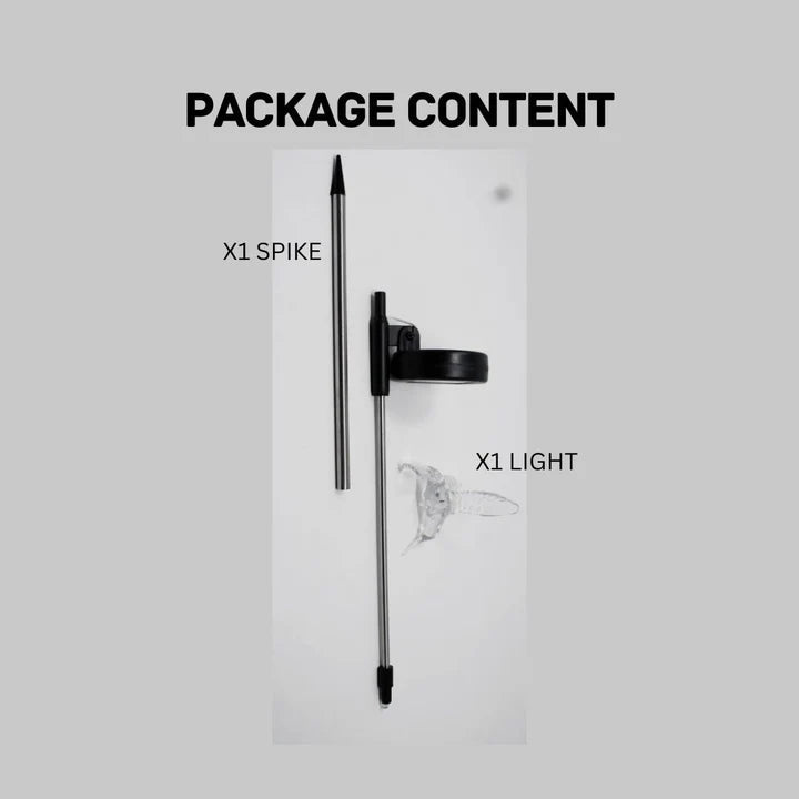 Hardoll Solar Lights For Home Garden Outdoor Stake Bird Lamp (Pack of 3, RGB) Refurbished - Hardoll