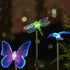 Hardoll Solar Lights For Home Garden Outdoor Stake Bird Lamp (Pack of 3, RGB) Refurbished - Hardoll