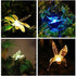 Hardoll Solar Lights For Home Garden Outdoor Stake Bird Lamp (Pack of 3, RGB) Refurbished - Hardoll