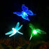 Hardoll Solar Lights For Home Garden Outdoor Stake Bird Lamp (Pack of 3, RGB) Refurbished - Hardoll