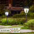 Hardoll Solar Lights for Home Outdoor Garden 26 LED Waterproof Pillar Wall Gate Post Lamp (Pack of 1 - Warm White and Cool White, Aluminum+PC) (Refurbished) - Hardoll