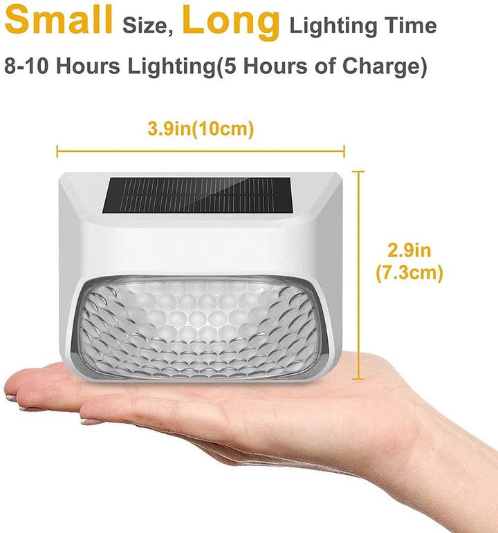 Hardoll Solar Lights for Outdoor Home Garden Decoration LED Waterproof Wall Lamp (Cool&Warm White) - Hardoll