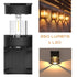 Hardoll Solar Wall Lighting 1 LED Light Decorative Waterproof Wall Lamp for Home Garden Outdoor Decoration - Hardoll