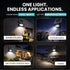 Solar light fixture with applications in warehouses, playgrounds, backyard garden areas, and farms.