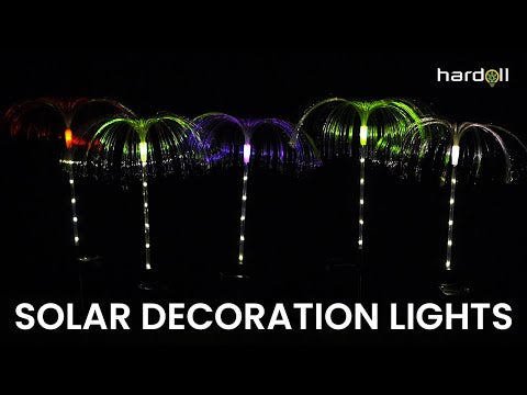 solar christmas light - video