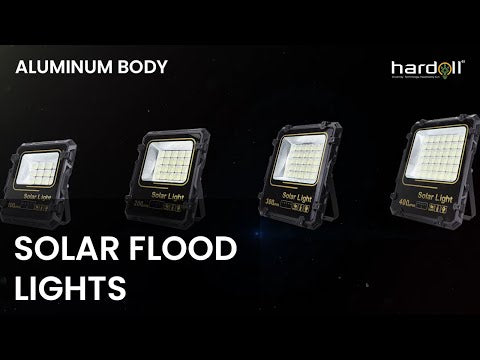 solar flood light-video