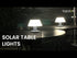 solar table lights-video