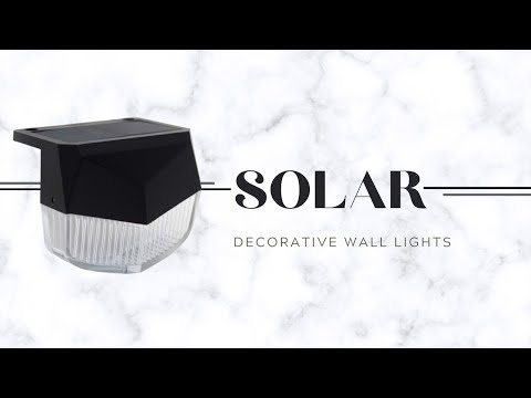solar wall lights