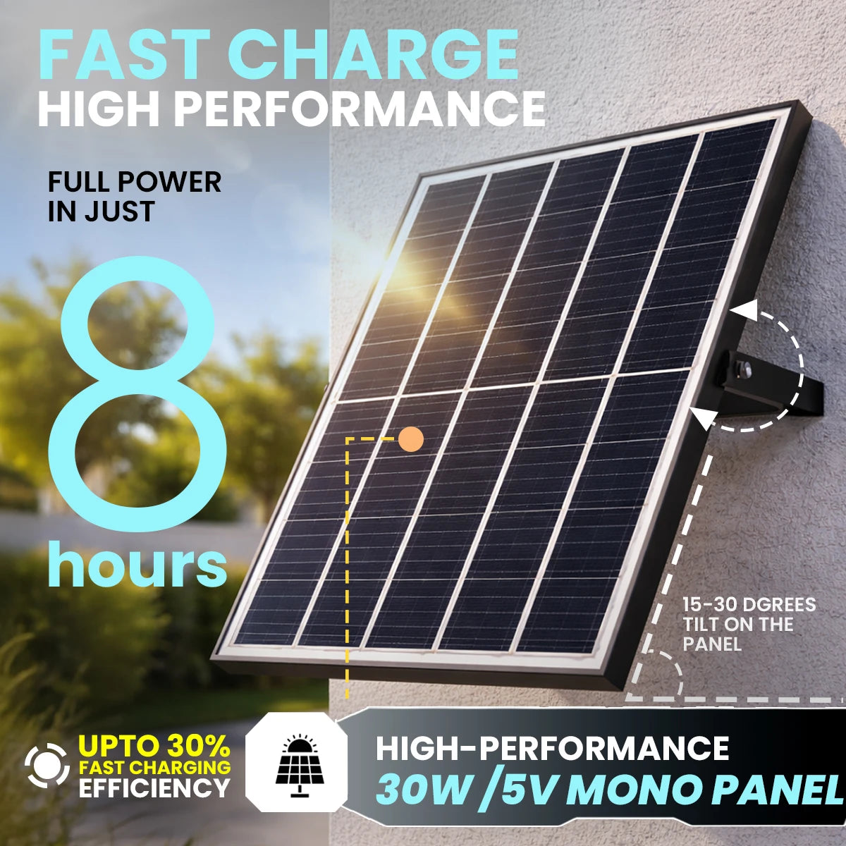 Hardoll 300W Solar Flood Light with Remote | Ultra Bright Outdoor LED, 30000mAh Battery, IP65 Waterproof – Ideal for Home, Garden & Security (pack of 1)