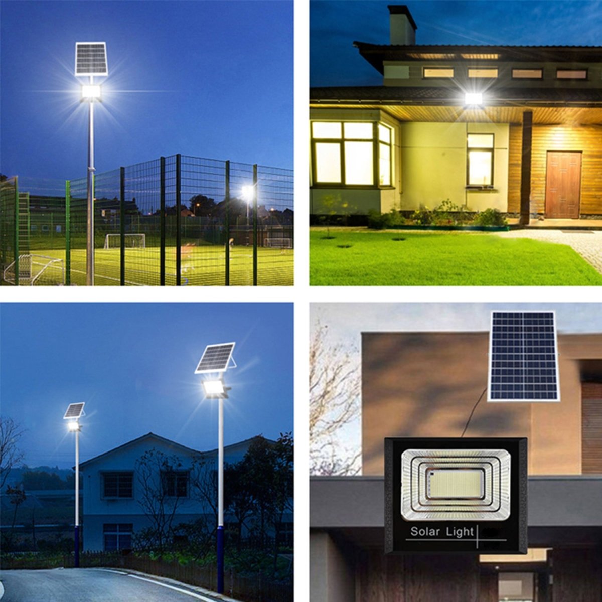 Hanthelios Solar Outdoor Flood Light 40W LED Lamp for Home Garden Waterproof - Hardoll