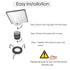 solar gate post lights