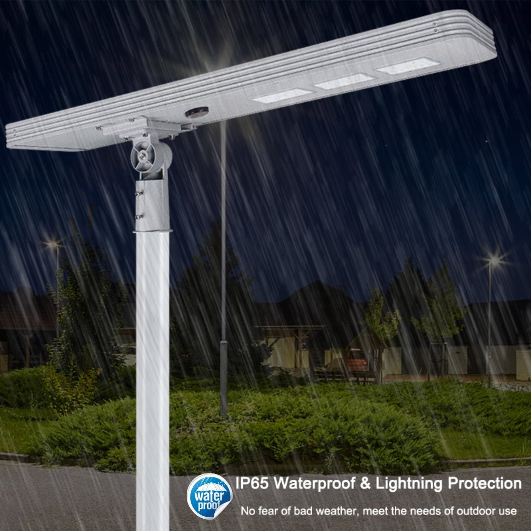 Hardoll 200W All in One Solar Street Light LED Waterproof Outdoor Lamp for Home Garden with Aluminium Body - Hardoll