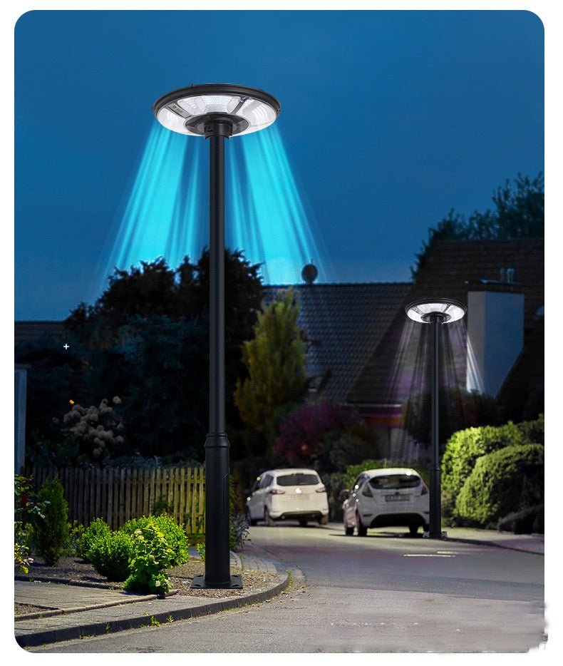 Hardoll 300W Solar UFO Light for Home Garden LED Waterproof Outdoor Lamp (Cool White+RGB)(Pole not included)(Refurbished) - Hardoll