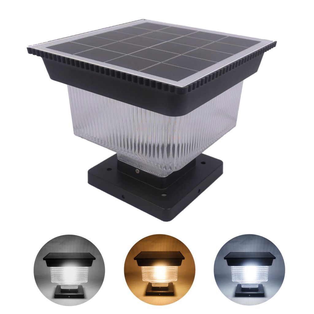Hardoll Solar Lights for Home Garden Outdoor 48LED Waterproof Wall Lamp (Pack of 1-Cool&Warm White, Aluminium+PC) - Hardoll