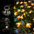 Hardoll Solar Lights Outdoor 6 LED Honey Bee Lamp for Home Garden Waterproof Decoration (Warm White-Pack of 1)(Refurbished) - Hardoll